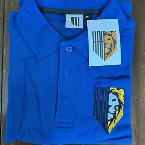 Mens Blue Short Sleeves Polo
Shirt